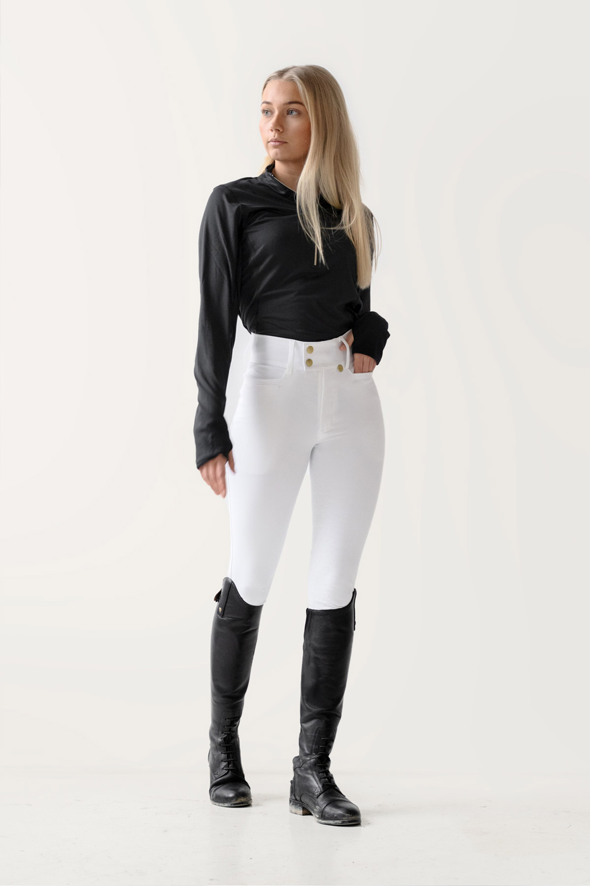 Nellie Breeches Classic, White